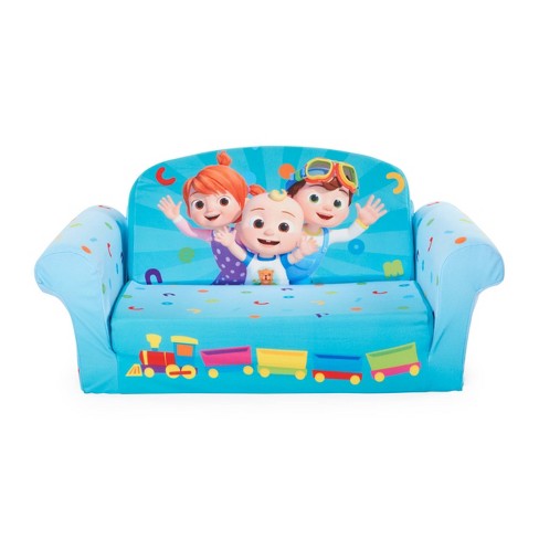Marshmallow Furniture Kids 2-in-1 Flip Open Comfortable Foam Compressed  Lounging Home Sofa Chair And Extendable Sleeper Bed, Encanto : Target