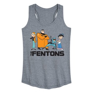Women's - Danny Phantom - The Fentons Graphic Racerback Tank - 1 of 4