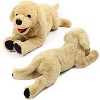 LotFancy Large Dog Stuffed Animals Plush, 21" Golden Retriever Plush Toys for Kids, Pets, Girls - 2 of 4