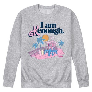 Men's - Barbie - I Am Kenough Lifeguard Stand Graphic Fleece Sweatshirt - 1 of 4