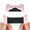 INSPIRE CHIC Women's Leather Bowknot Detachable Elastic Shoe Heels Strap Band - 2 of 4