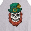 Men's - Instant Message - Leprechaun Skull Graphic Tank Top - 2 of 4