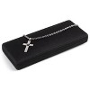 Dicksons Confirmation Cross Dove Silver Tone 24 inch Stainless Steel Metal Chain Necklace - 4 of 4