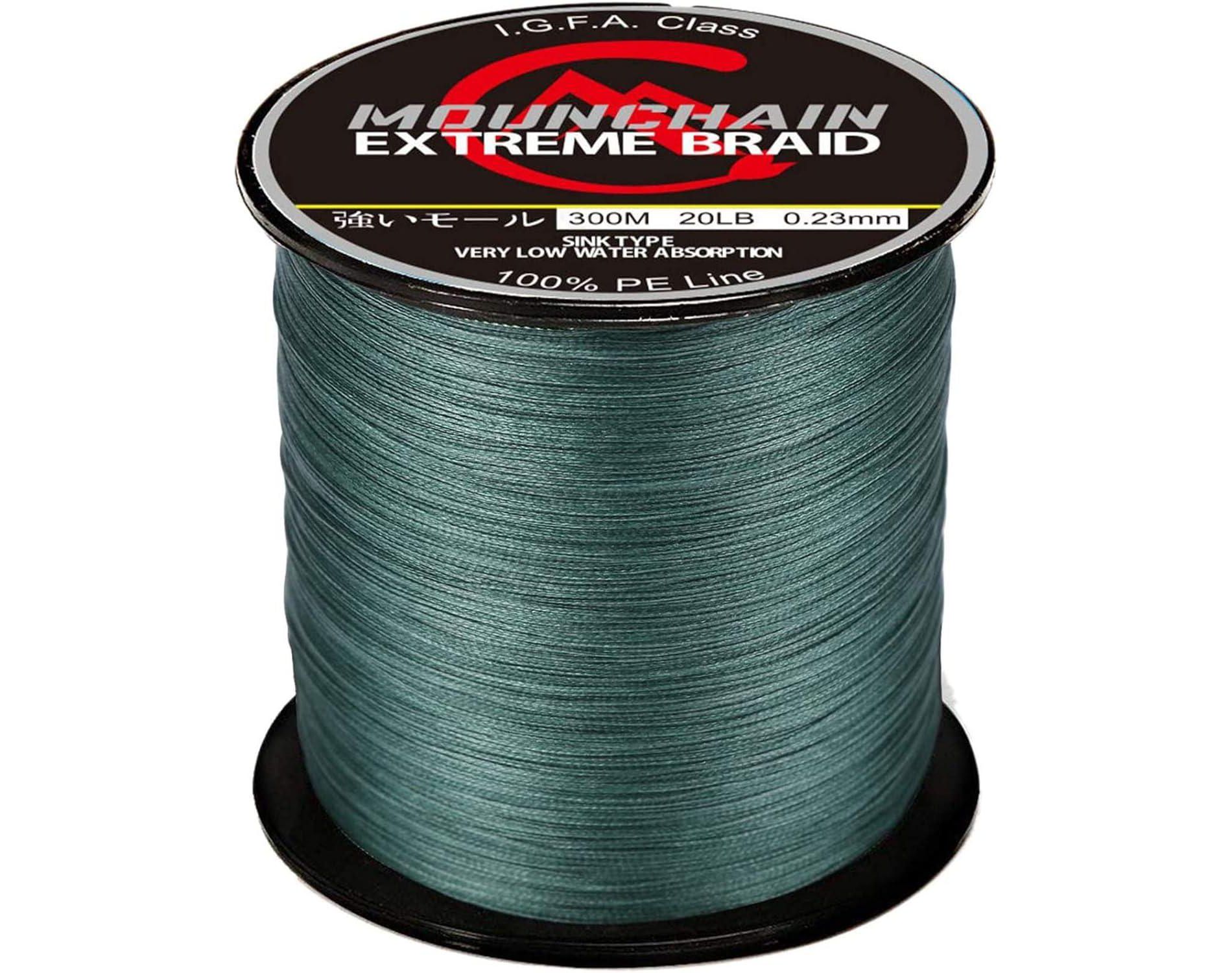 Fishing Line, 4 or 8 Strands Abrasion Resistant Braided Lines Super Strong 100% PE Sensitive Fishing Line 300M