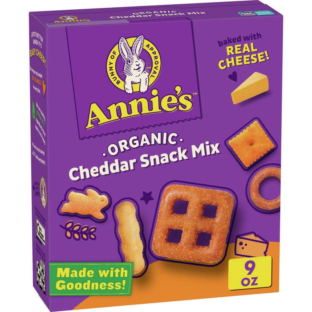 UPC 013562300570 product image for Annie's Organic Cheddar Snack Mix - 9oz | upcitemdb.com