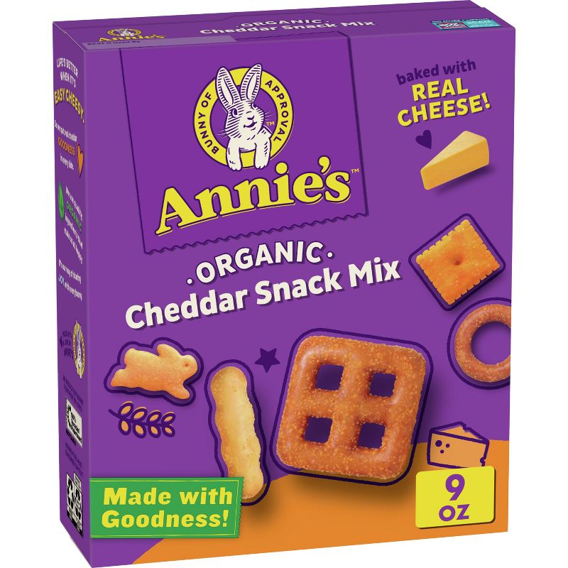 Annie's Organic Cheddar Snack Mix - 9oz, 1 of 16