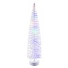 Vickerman 16"x20"x24" White Lit Bottle Brush Tree Set with Multiolor Lights - 2 of 4