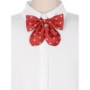 Elerevyo Women's Pre-tied Adjustable Straps Polka Dots Uniform Casual Bow Ties - 4 of 4