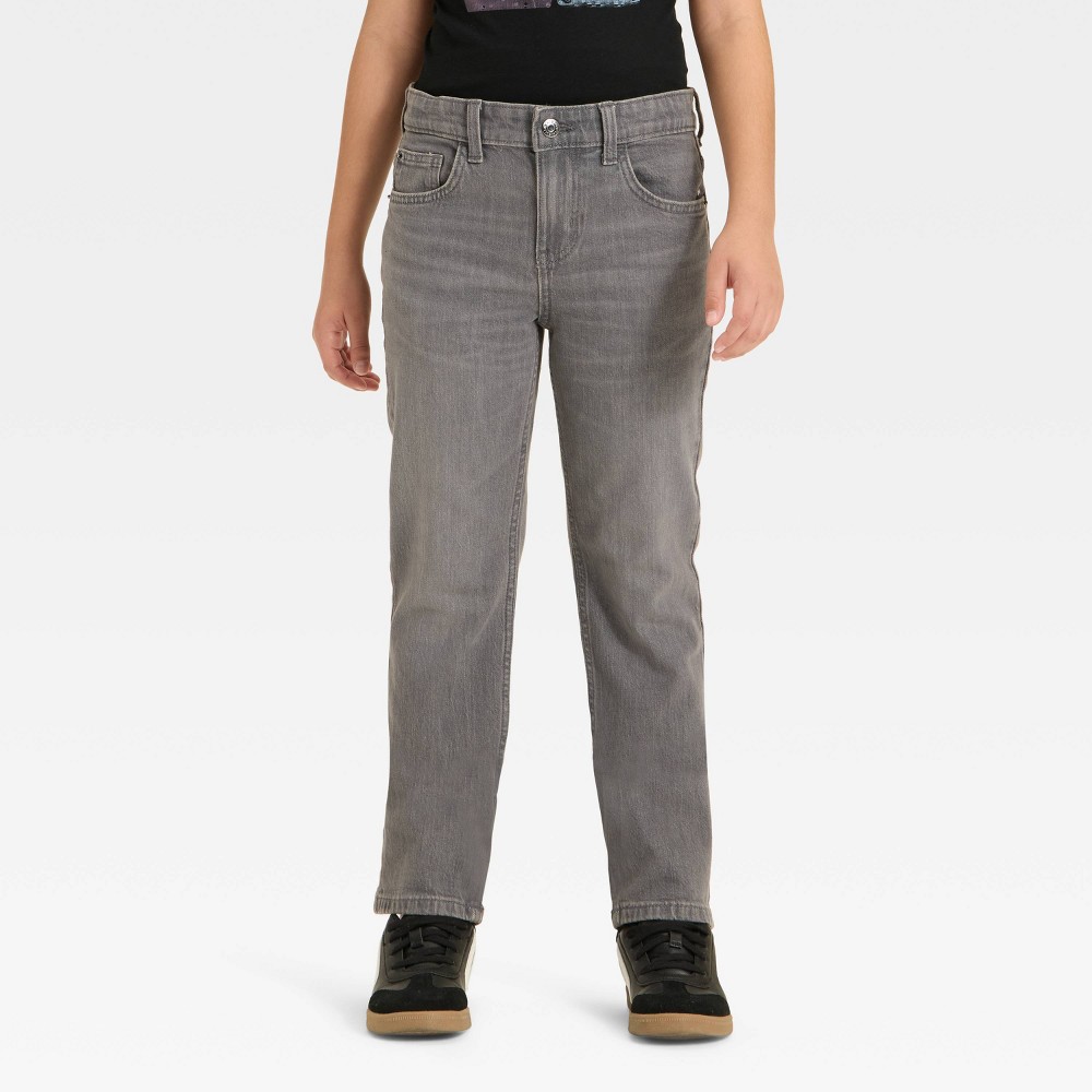 Boys' Slim Fit Jeans - Cat & Jack™ Gray 6 Slim