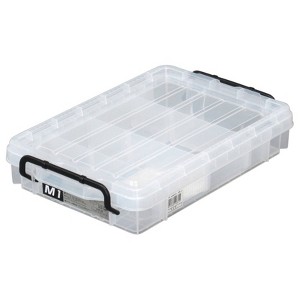 JEJ Astage 18.9"X17.72" Partitioned Containers and Double-Tier Containers - M1 Clear - 1 of 4