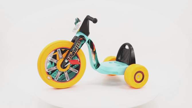 Jakks Pacific 15&#34; Fly Wheel Cruiser Kids&#39; Tricycle with 3 Position Seat, 2 of 8, play video