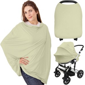 KeaBabies Car Seat Cover for Babies, Multi-Use Nursing Cover, Infant Carseat Cover, Breastfeeding Cover, Stroller Cover - 1 of 4