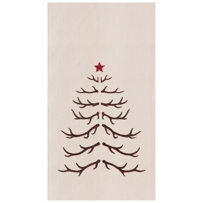 C&F Home Antler Tree Embroidered Flour Sack Cotton Kitchen Towel