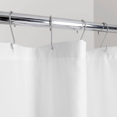Wild Garden Floral White Polyester Shower Curtain