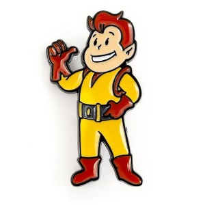 Just Funky Fallout Pip-Boy Original Character Pin | Exclusive Retro Enamel Collector Pin - 1 of 4