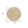 Beige And Ivory Abstract Washable Indoor Outdoor Area Rug - 3 of 4