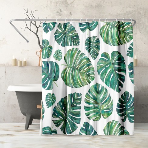 Aisha Shower Curtain Green - Jungalow by Justina Blakeney