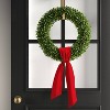 20" Christmas Box Wood/Velvet Bow Wreath - Wondershop™ - 2 of 3