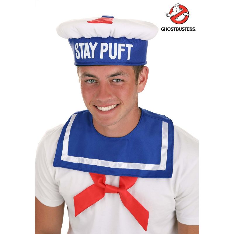 HalloweenCostumes.com    Ghostbusters Stay Puft Costume Kit, Red/White/Blue, 1 of 7
