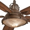 56" Minka Aire Industrial Outdoor Ceiling Fan with LED Light Remote Control Oil Rubbed Bronze Dark Pine Wet Rated for Patio Porch - image 3 of 4