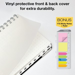 Global Printed Products Essential Monthly & Weekly Planner 5" x 8" CY 2025 (Frosted) - 1 of 4