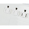 Monoprice Power & Surge - 12 Outlet Surge Protector Power Strip with 2 Built In 2.1A USB Charger Ports - 6 Feet - White | Cord UL Rated, 4, 230 Joules - 4 of 4