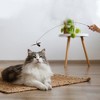 Unique Bargains Cat Teaser Windmill Style Handheld with Bell Dark Brown - 4 of 4