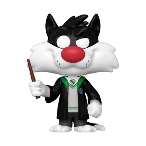 Funko Pop! WB100 Looney Tunes x Harry Potter: Sylvester Cat Slytherin (2023 Fall Convention) Vinyl Figure #1336 - 1 of 2