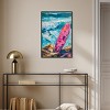 Art Remedy Just a little break Wave Colorful Coastal Wall Art Framed - 2 of 4