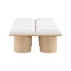 Meridian Furniture,Pavilion Boucle Fabric Bench - 3 of 4