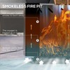 Smokeless Fire Pit, Portable Camping Bonfire Stove with Poker for Backyard Patio Picnic, Stainless Steel - 4 of 4