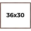PosterPalooza | Classic Modern Brown Picture Frame - UV Acrylic, Backing Board, Hanging Hardware Included - 2 of 4