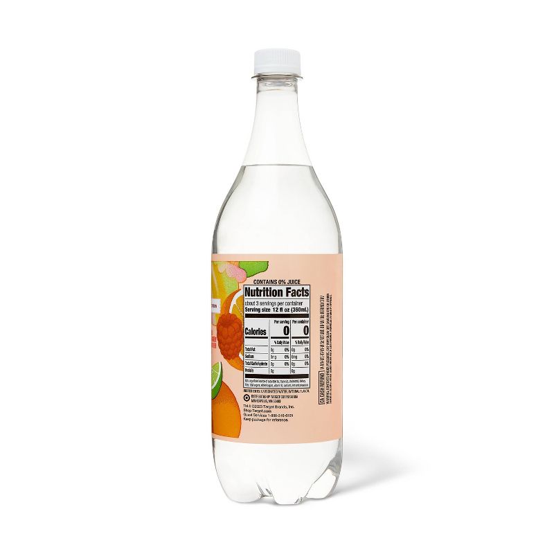 Rainbow Sherbet Sparkling Water - 1L Bottle - Good &#38; Gather&#8482;, 3 of 8