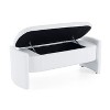 NicBex Rectangular Polyester Storage Ottoman Bench,Upholstered Storage Ottoman with Hidden Storage,Storage Bench for Living Room,Bedroom - 2 of 4
