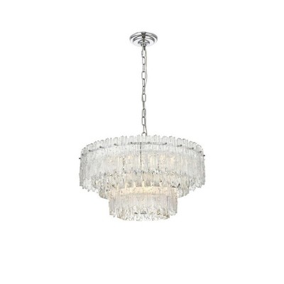 Elegant Lighting Emilia 6 - Light Pendant in  Chrome
