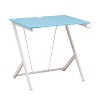 NicBex Home Office Desk 47.25" L Morden Gaming Desk with Headphone Holder, Cup Holder, Desktop Shelves, Wooden Desktop and Metal Legs for Game - 3 of 4