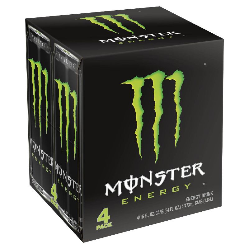 Monster Energy, Original - 4pk/16 fl oz Cans, 4 of 8