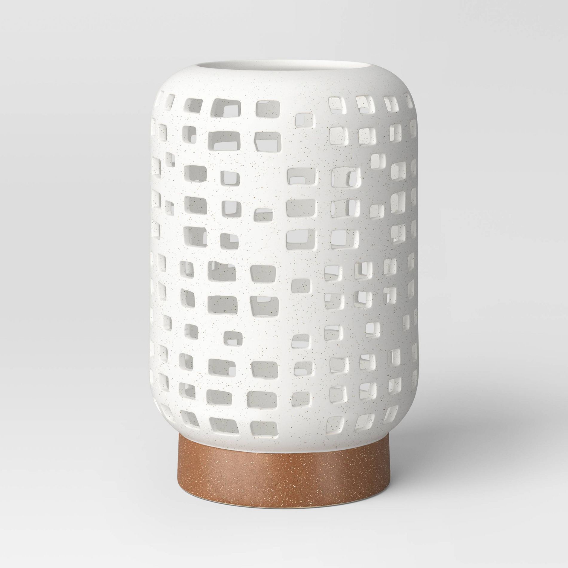 Pillar Ceramic Lantern Candle Holder White - Threshold™