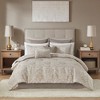 NicBex 12 Piece Polyester Cal King Jacquard Bed Set with Bed Sheets,Comfort Sheets Set for Bedroom - 2 of 4