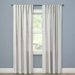 1pc 54"x84" Light Filtering Honeycomb Curtain Panel Gray - Threshold™