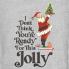 Juniors Womens Lost Gods Santa You're Ready for This Jolly T-Shirt - 2 of 4