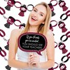 Big Dot of Happiness Maroon Grad - Best is Yet to Come - Banner and Photo Booth Decor - 2025 Burgundy Grad Party Supplies Kit - Doterrific Bundle - 2 of 4
