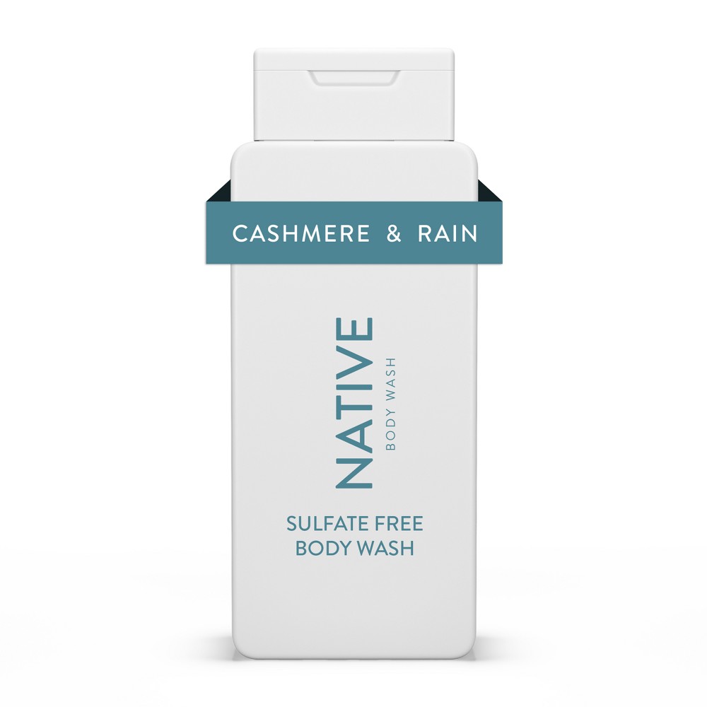 Photos - Shower Gel Native Body Wash - Cashmere & Rain - Sulfate Free - 18 fl oz 