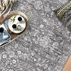 coucheta Multi-size Washable Retro Floral Accent Area Rugs, Vintage Foldable Non Slip Easy Care Carpet, for Living Room, Kitchen, Dining, Bedroom - 4 of 4