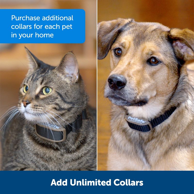 PetSafe Pawz Away Adjustable Pet Barrier Extra Receiver Collar - Beige, 4 of 10