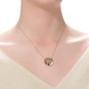Guili Gold Plated Sterling Silver Necklace with Multi-Color Cubic Zirconia for Vibrant, Unique, and Stylish Jewelry to Suit Any Mood - 3 of 3