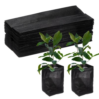 Unique Bargains Non-Woven Fabric Durable Multipurpose Plant Nursery Bags