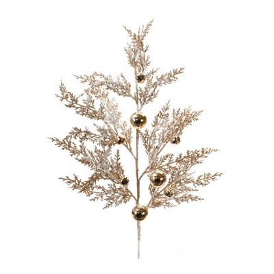Melrose Sleigh Bell Pine Spray (Set of 2)
