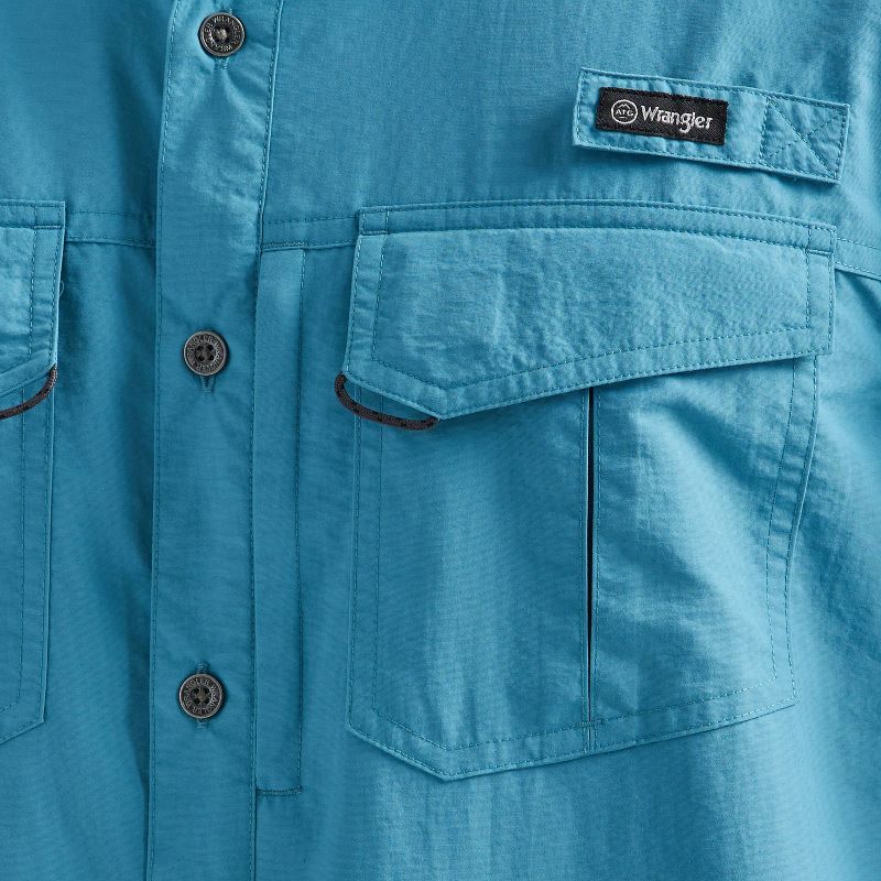 Wrangler Men's ATG Long Sleeve Fishing Button-Down Shirt, 3 of 9