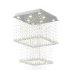 CWI Lighting Square 8 Light Flush Mount With Chrome Finish - 3 of 4